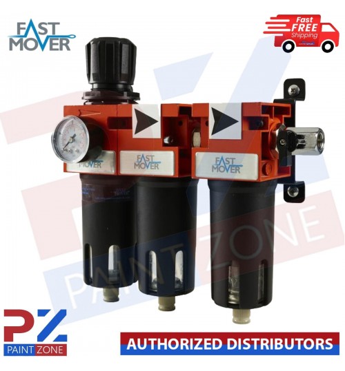 FAST MOVER TOOLS, 3-STAGE BREATHING AIR FILTER REGULATOR UNIT FMT3003